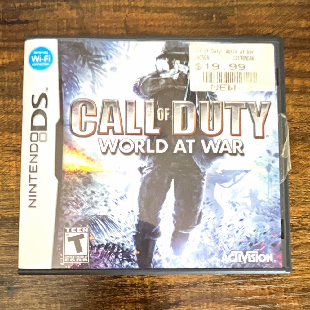Activision Call of Duty: World at War Nintendo DS 2008 Manual